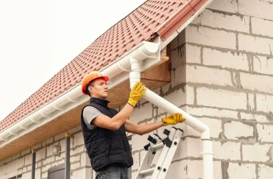 Pose et remplacement de gouttières à Manheulles
